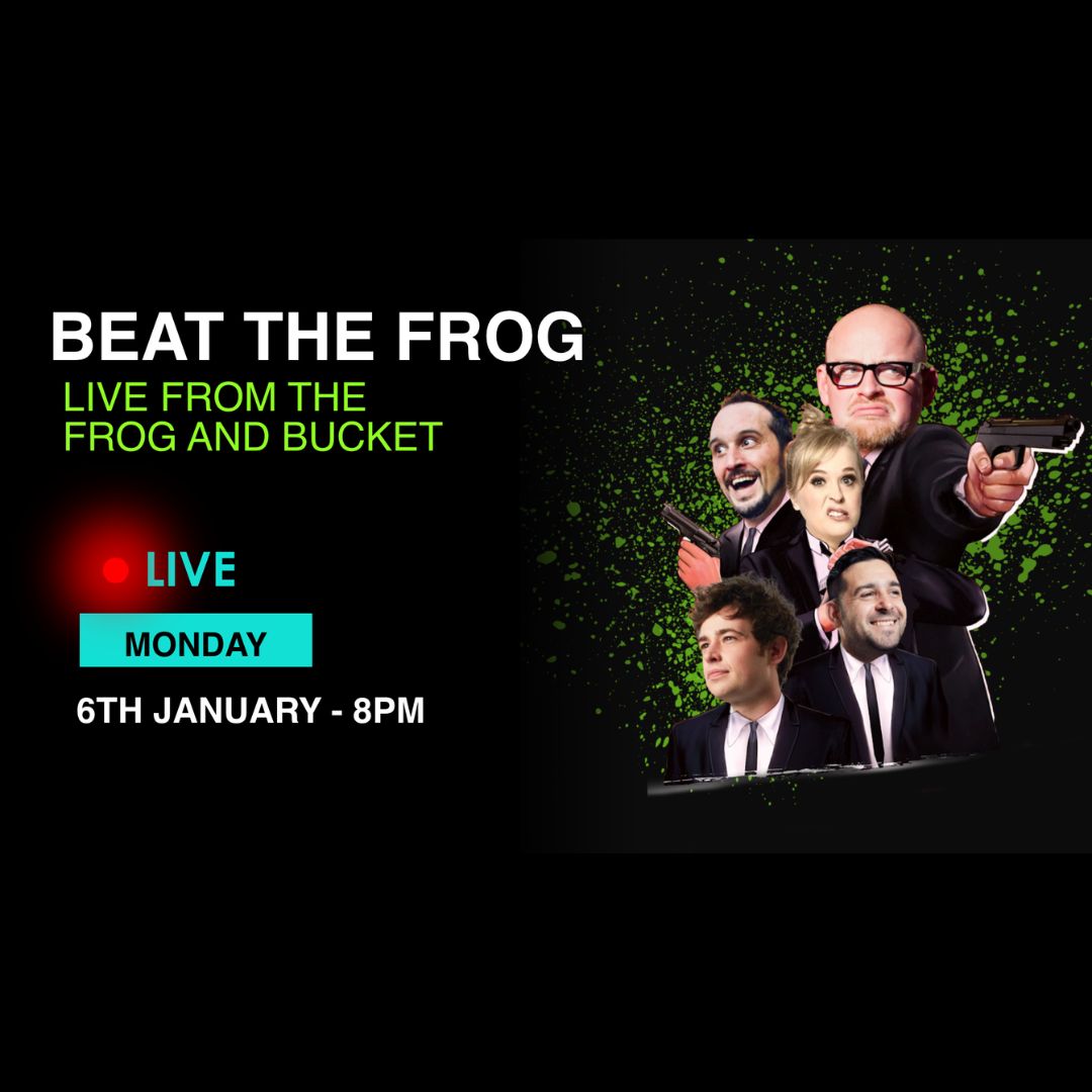 NextUp - Live Comedy (@nextupcomedy) on Twitter photo It’s survival of the funniest. 😎⚔️
Watch them try, fail, and maybe… thrive. 🐸
Streaming tonight at 8pm from <a href="/frogandbucket/">Frog and Bucket MCR</a>.
👉nextupcomedy.com/programs/beat-…
#nextupcomedy #beatthefrog #thefrogandbucketcomedyclub It’s survival of the funniest. 😎⚔️
Watch them try, fail, and maybe… thrive. 🐸
Streaming tonight at 8pm from <a href="/frogandbucket/">Frog and Bucket MCR</a>.
👉nextupcomedy.com/programs/beat-…
#nextupcomedy #beatthefrog #thefrogandbucketcomedyclub