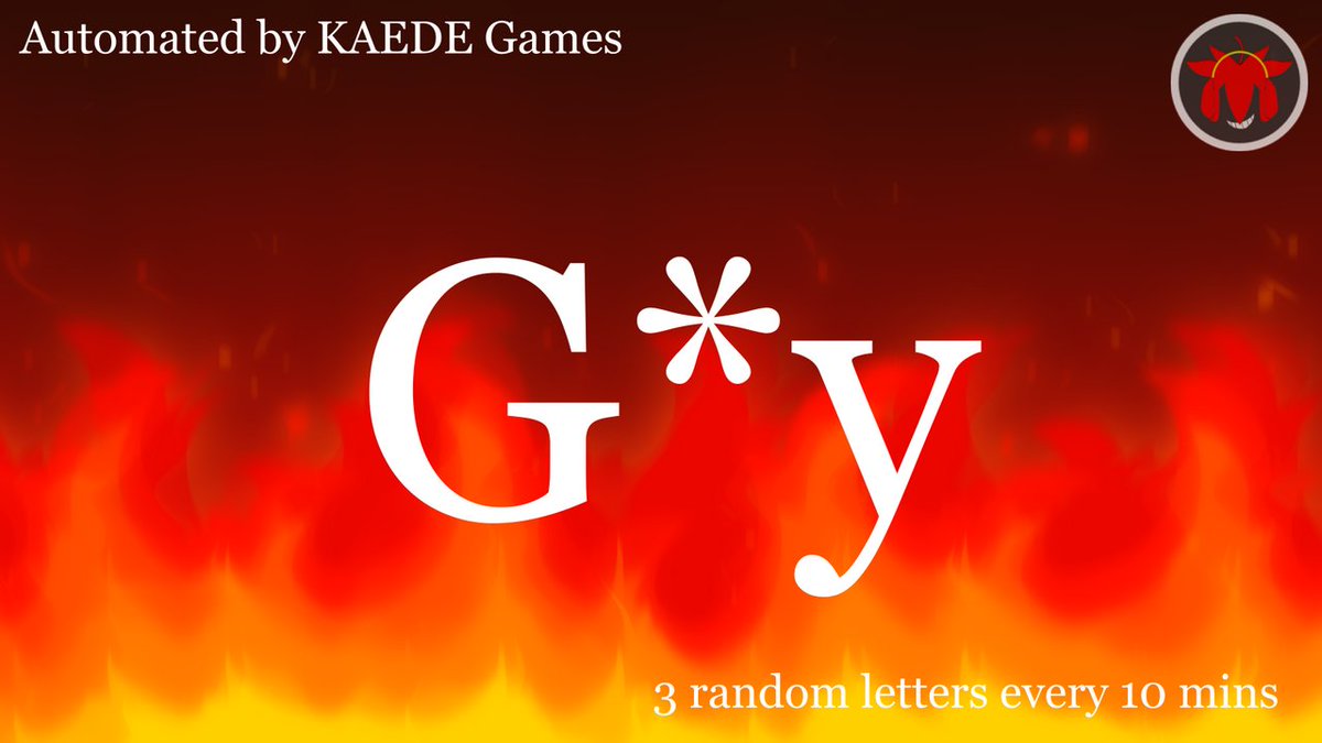 3letter_'s tweet image. G*y