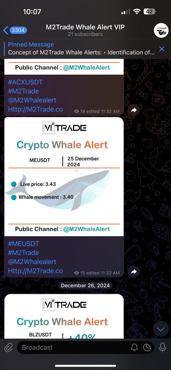 tradebym's tweet photo. 24% profit in our whale alert 🐳 channel in 3 days and spot!
#MEUSDT
#M2Trade
@M2Whalealert
https://t.co/bo8yAk43UO https://t.co/Pe58lH8Bk8
