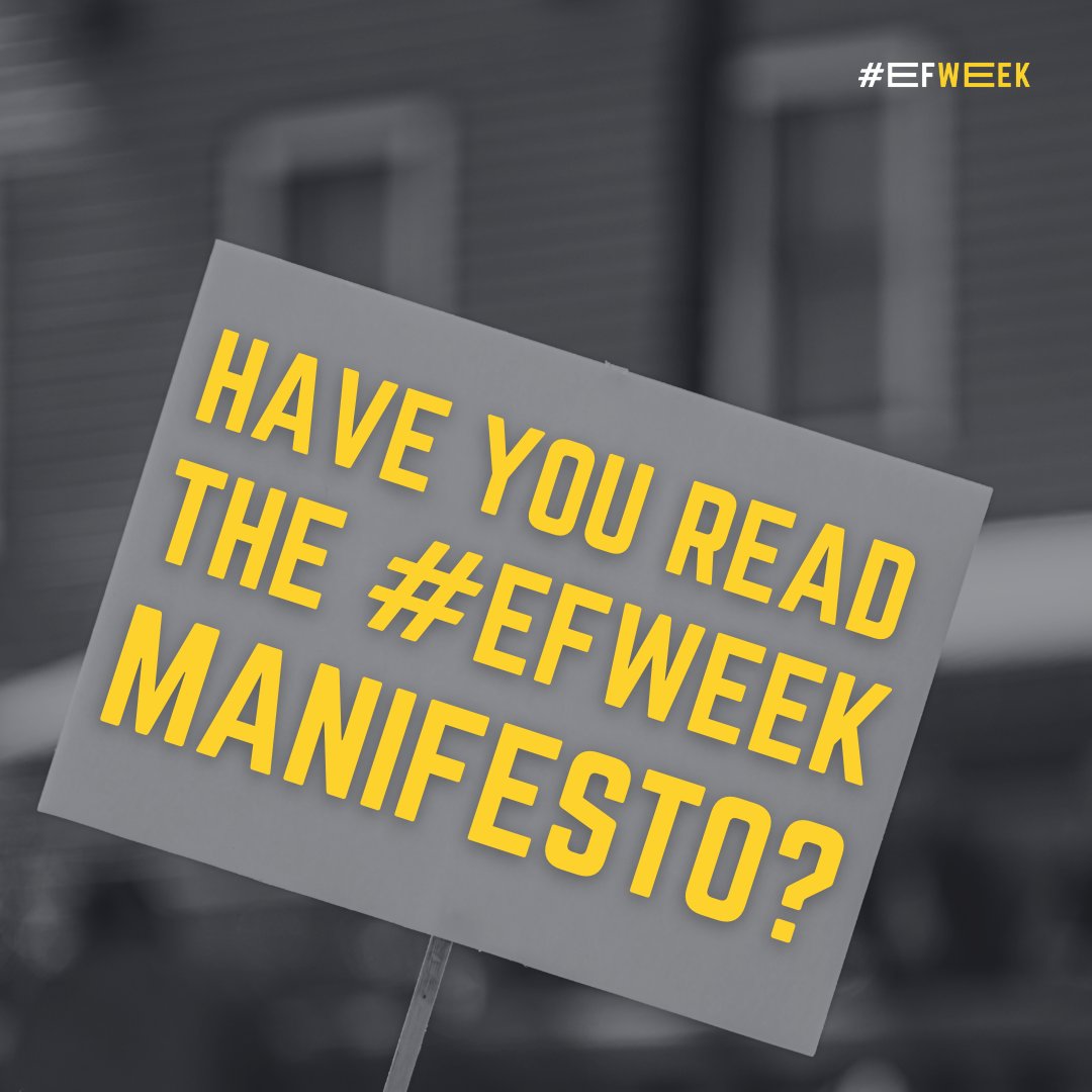 Have you read our manifesto? 

Your voice shows leaders that we mean business. It’s a message they can’t ignore: freelancers deserve fair treatment and real change.

Add your voice: freelancersweek.org/manifesto/ 

#EFWeek #Freelancing