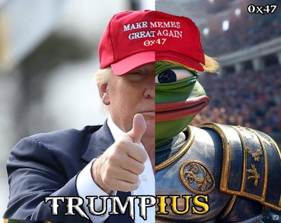 . <a href="/TrumpiusOnETH/">Trumpius Maximus</a> is the Alpha for January 

Donald Trump is #TrumpiusMaximus—the 2025 President of Memes and America, symbolizing the fusion of power, culture, and community-driven greatness.

Here’s the breakdown:
<a href="/alx/">ALX 🇺🇸</a> and <a href="/elonmusk/">Elon Musk</a> were inspired by the book "Reflections in the