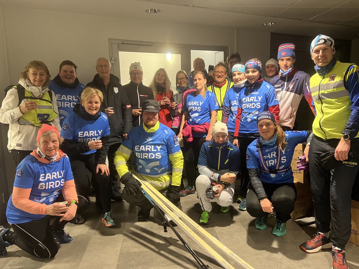 La bilen stå var oppfordringen og bussene måtte innstilles på morgenen. Da valgte vi også å avlyse Early Birds, men de som ikke fikk med seg det fikk både en halv times trim og varm kaffe på VM-kontoret kl 07.00