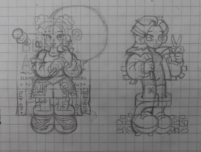 More Papelynn outfits #wip 💜 
#ocart #characterdesign 