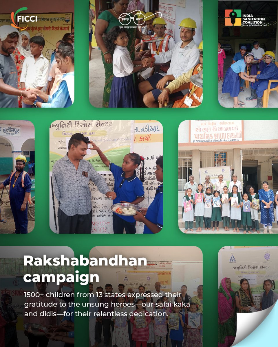 indsancoalition's tweet photo. What an incredible year it’s been for the India Sanitation Coalition! From launching impactful campaigns like #ISCForDignity to raising awareness about manual scavenging to celebrating innovation and excellence at the 8th ISC-FICCI Sanitation Awards and India Sanitation Conclave, 2024 has been all about making a difference.
The journey doesn’t stop here! We’ve laid a solid foundation for continued change and progress in 2025.