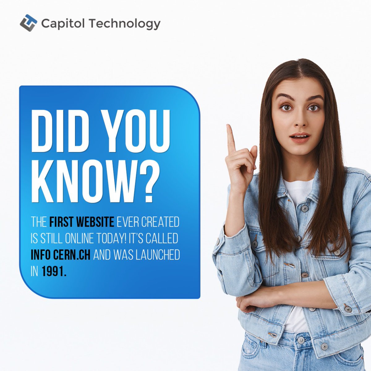 capitol_tech's tweet image. 😲💻 Surprising Tech Fact!

👉Explore more at capitol.technology

#TechTrivia #TechInnovation #SurprisingFact