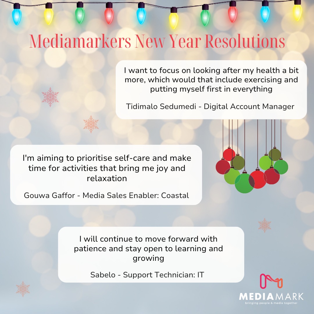 Reflecting on the learnings and successes of 2024, our team is ready to embrace 2025 with bold resolutions. Here’s to growth and collaboration! ✨

#newyearnewgoals #mediamark #2025vision