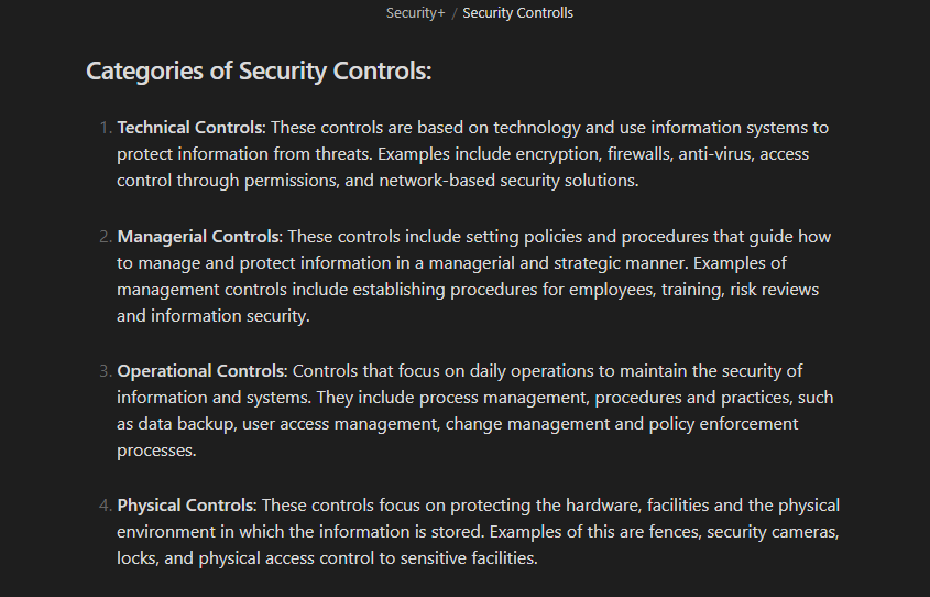 KillX13's tweet photo. Welcome to today's Security+ summary! 🔒 In this post, we’ll be exploring the essential concepts of #SecurityControls. Stay tuned as we break down the key points and strategies! #SecurityPlus #Cybersecurity #CertificationJourney https://t.co/Wt6bUVNRiP