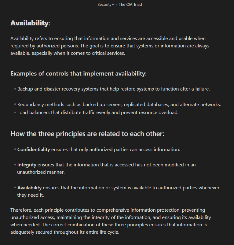 KillX13's tweet photo. Welcome to today's Security+ summary! 🔒 In this post, we’ll be exploring the essential concepts of the #CIATriad. Stay tuned as we break down the key points and strategies! #SecurityPlus #Cybersecurity #CertificationJourney https://t.co/msoYsQBbj3