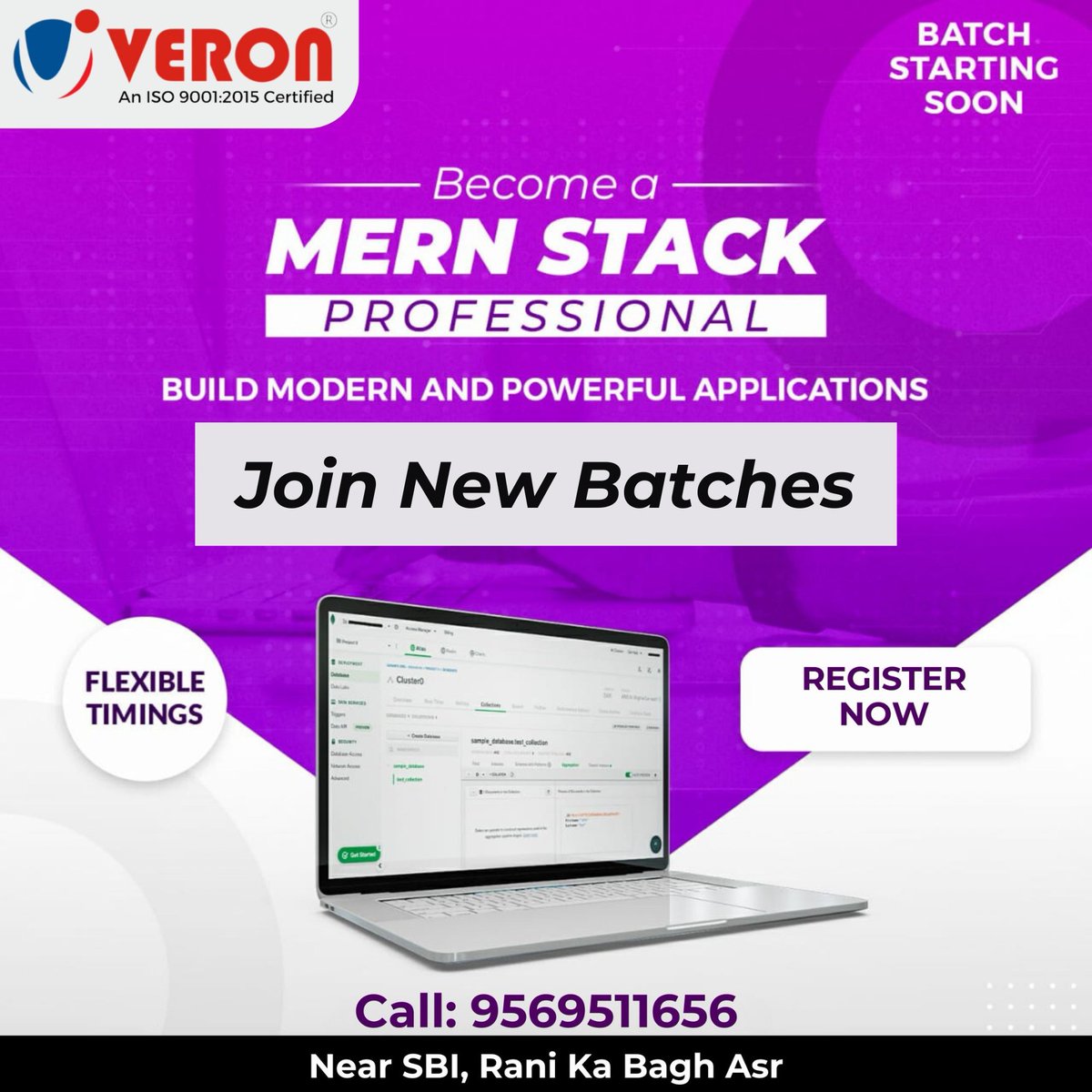 InstituteVeron's tweet image. 𝗕𝗲𝗰𝗼𝗺𝗲 𝗮 𝗠𝗲𝗿𝗻 𝗦𝘁𝗮𝗰𝗸 𝗣𝗿𝗼𝗳𝗲𝘀𝘀𝗶𝗼𝗻𝗮𝗹
📞+91 9569511656
🌐veronedu.com
#MERN #Webapplications #mernstackwebdevelopment #mernstackinamritsar