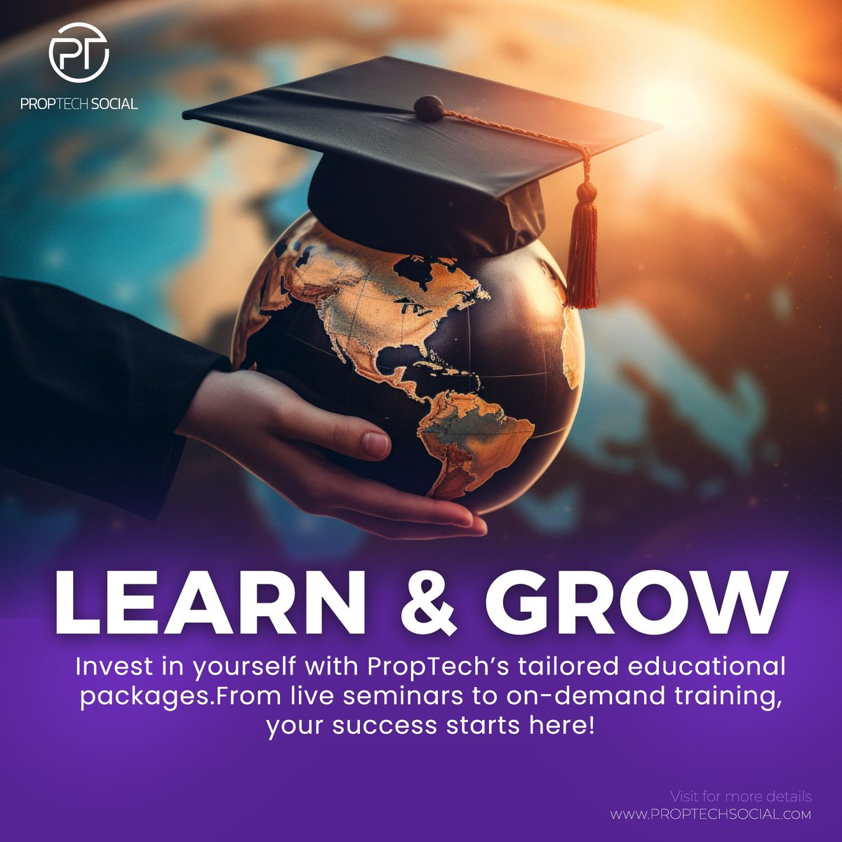 PropTechsocial's tweet image. 🎓 Learn &amp;amp; Grow with PropTechSocial!

Invest in your future with our tailored educational packages: live seminars, on-demand training &amp;amp; more! 🌎🚀 

Visit PropTechSocial.com to learn more!

#LearnAndGrow #PropTechSocial #EducationForSuccess