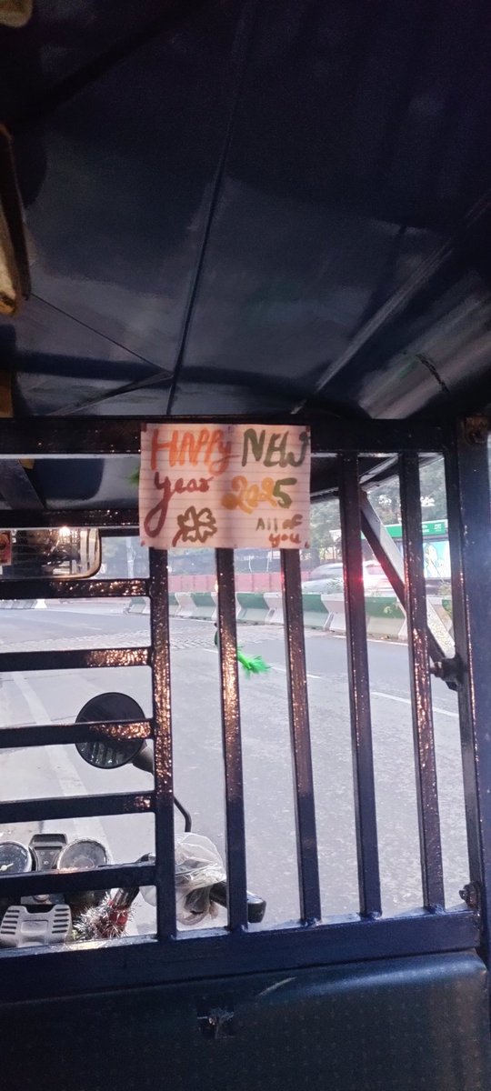 spotted the loveliest HNY wish in the rickshaw today