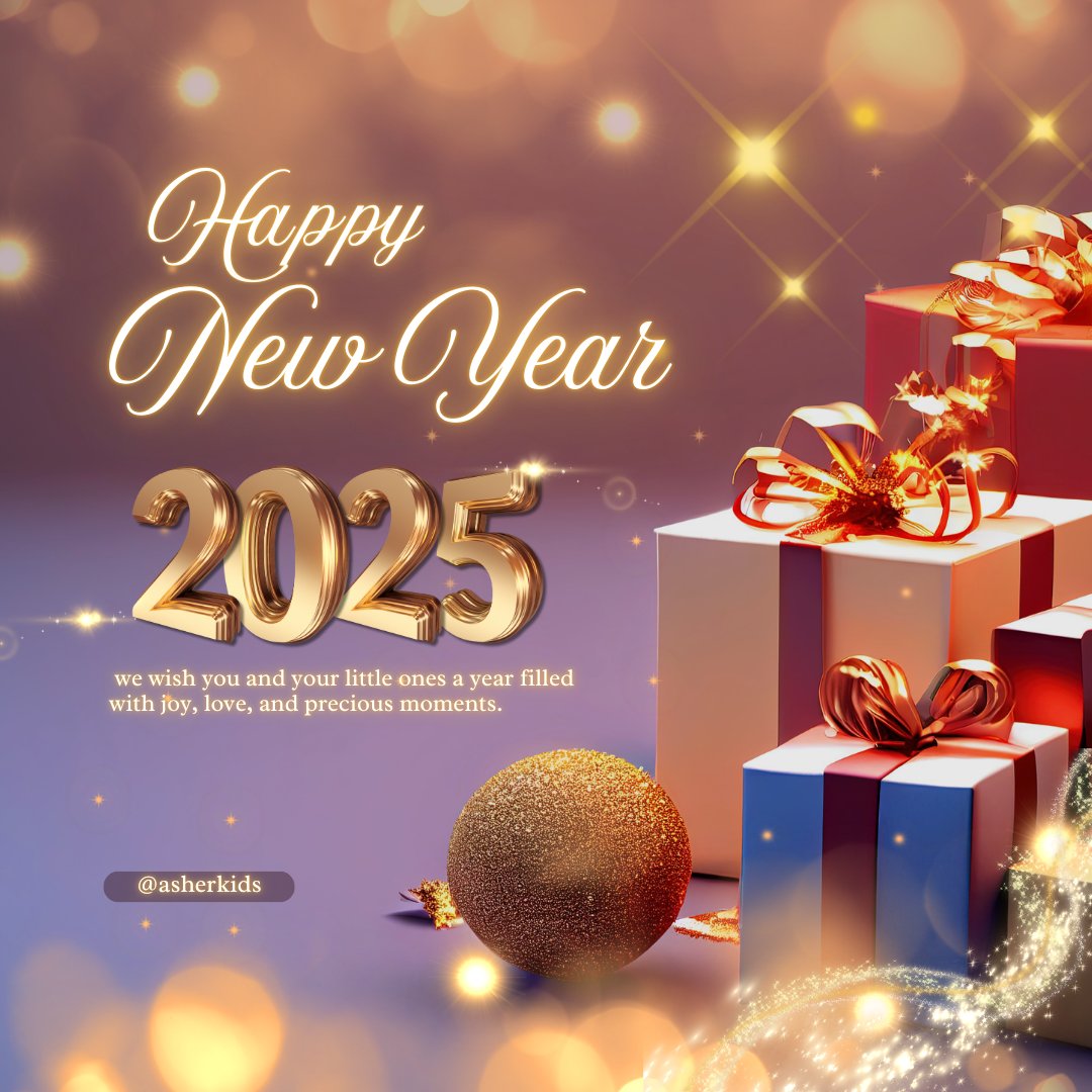 AsherKids's tweet photo. we wish you and your little ones a year filled with joy, love, and precious moments. Thank you for letting us be part of your parenting journey. Here’s to another amazing year together! 🍼✨

#HappyNewYear #AsherKidsStore #Parenting2025 https://t.co/PxwNhzIk61