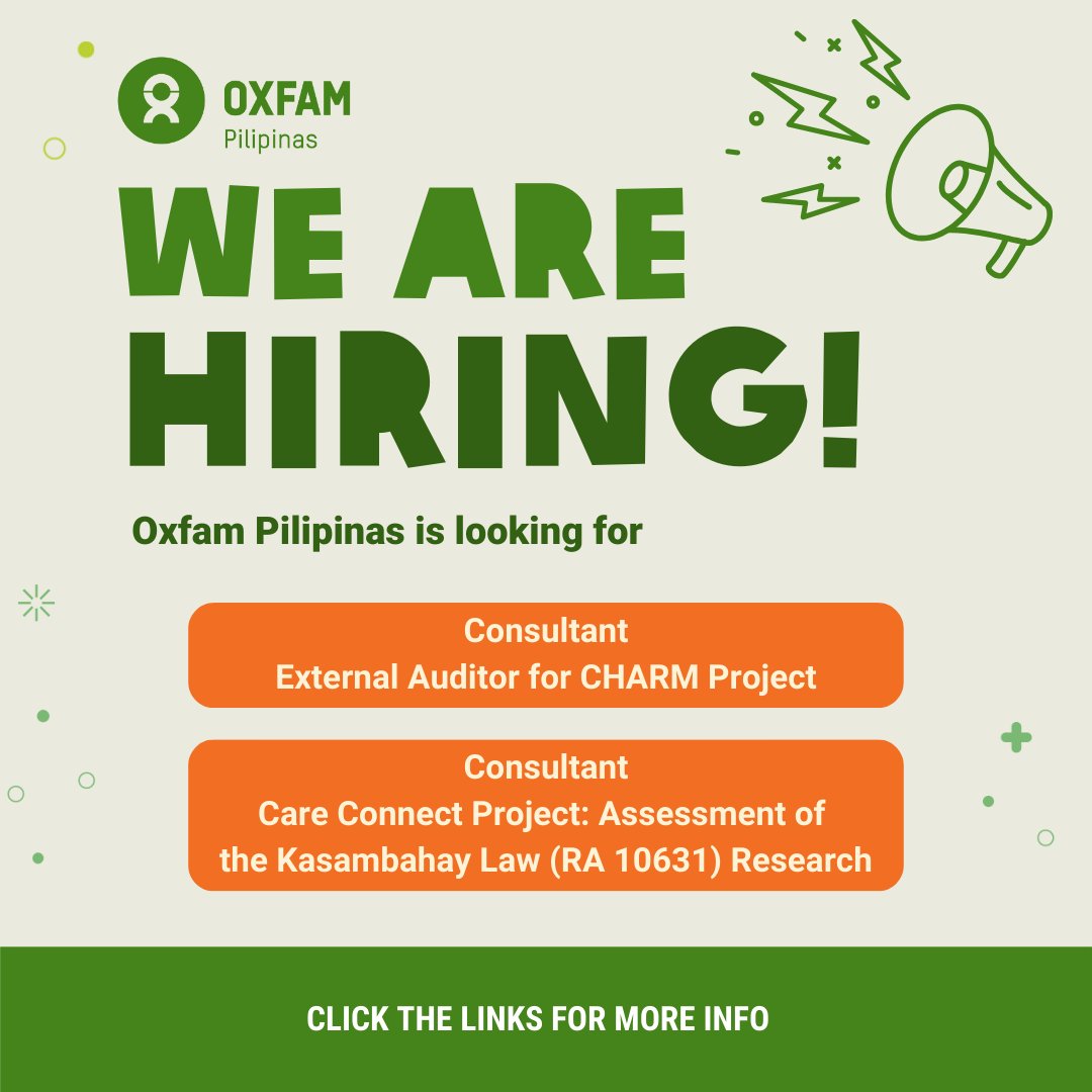Oxfam Pilipinas tweet media