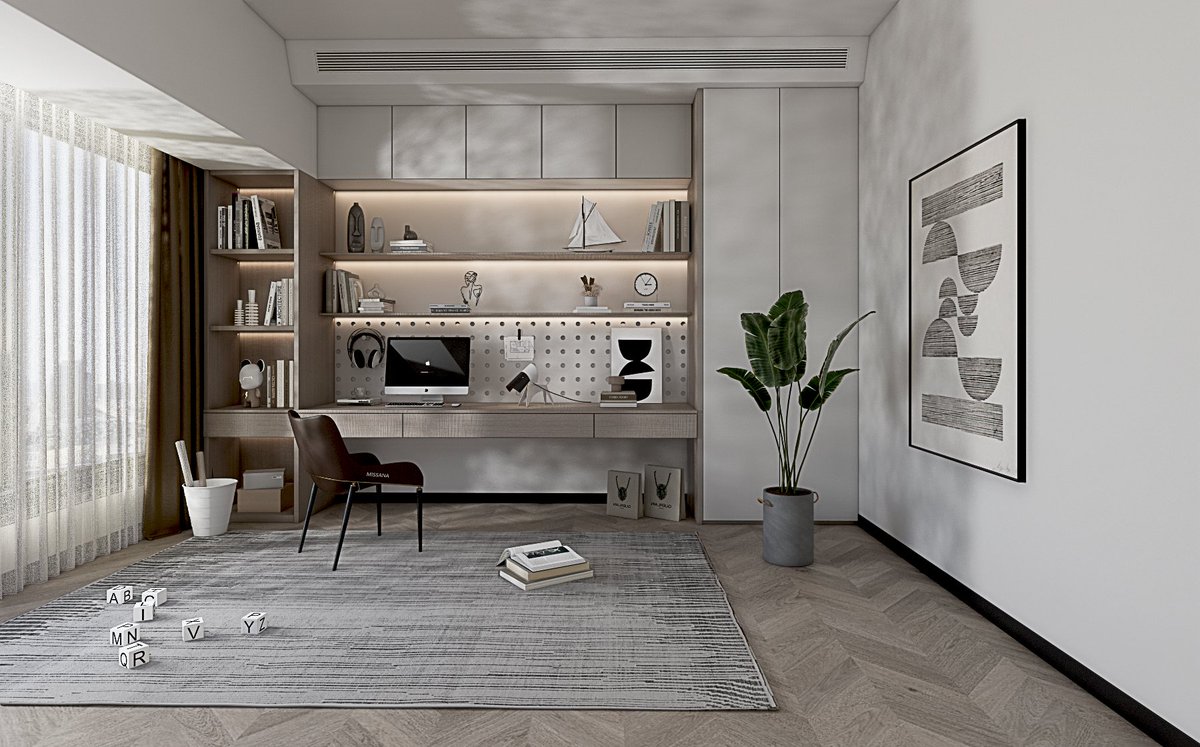 Modern Home Office Design
#HomeOffice #InteriorDesign #Minimalist #ModernDecor #Workspace #HomeDecor #OfficeSetup #InteriorStyling #ModernHome #DesignInspiration