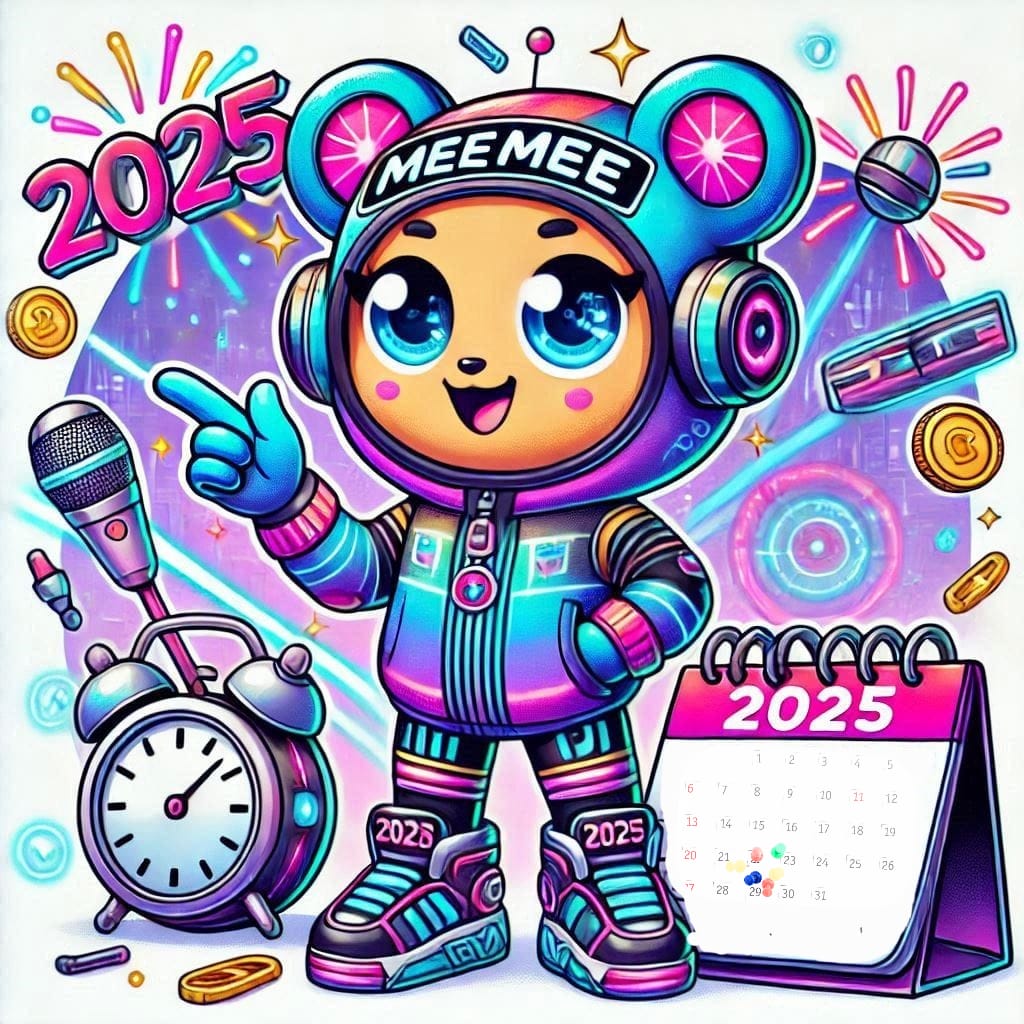 _meemee2025's tweet photo. @greybtc "Hi, I’m Meemee! 👋 The ultimate meme queen here to celebrate the internet’s funniest moments. My mission? Build the Meme Coin Calendar to crown the best meme coins every month. Think memes + rewards = magic! 💎 #MeemeeCoin https://t.co/r7thUWNFPD