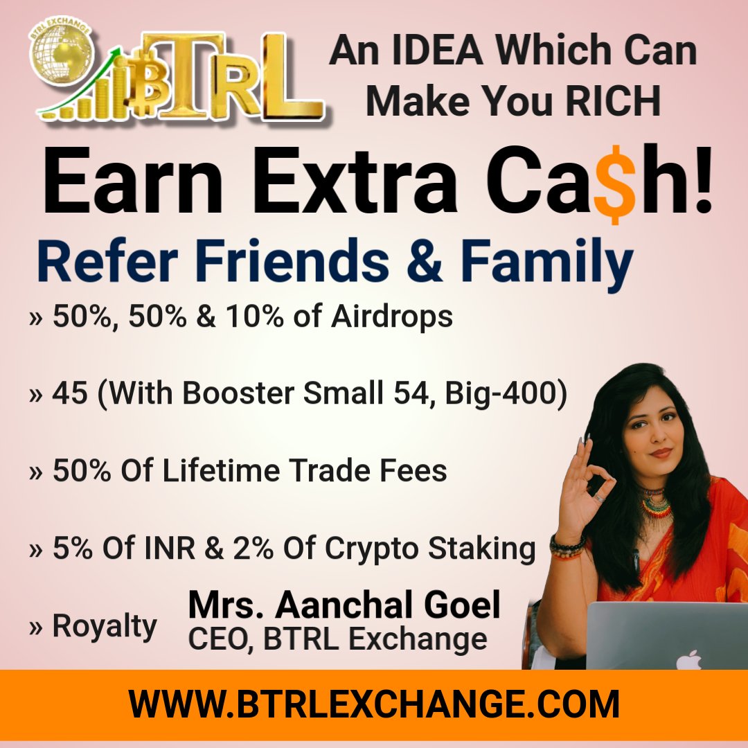 Aanchal Goel CEO BTRL exchange tweet media