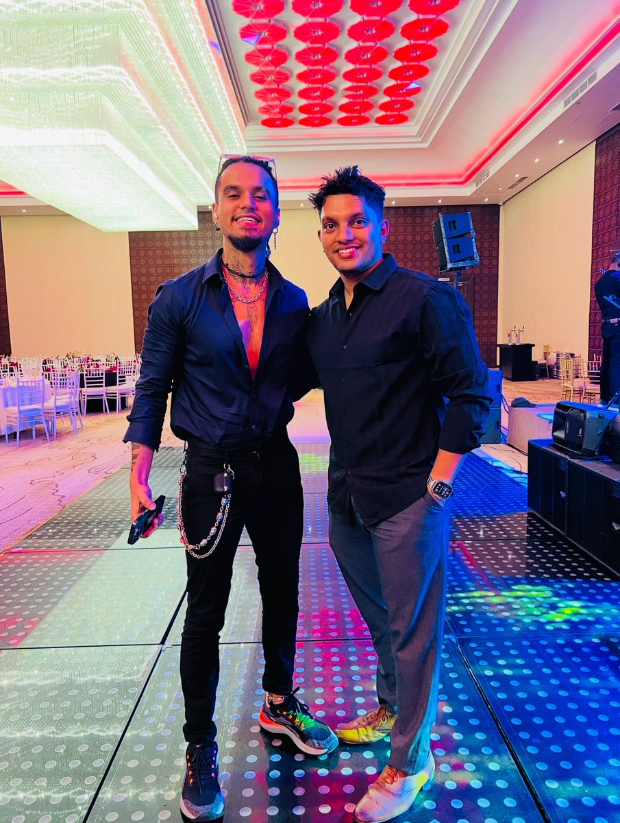 Navodha_Thamel's tweet photo. Navodha Thamel with Shenal AKA Podi Sunil Perera. https://t.co/LtRb526vOm