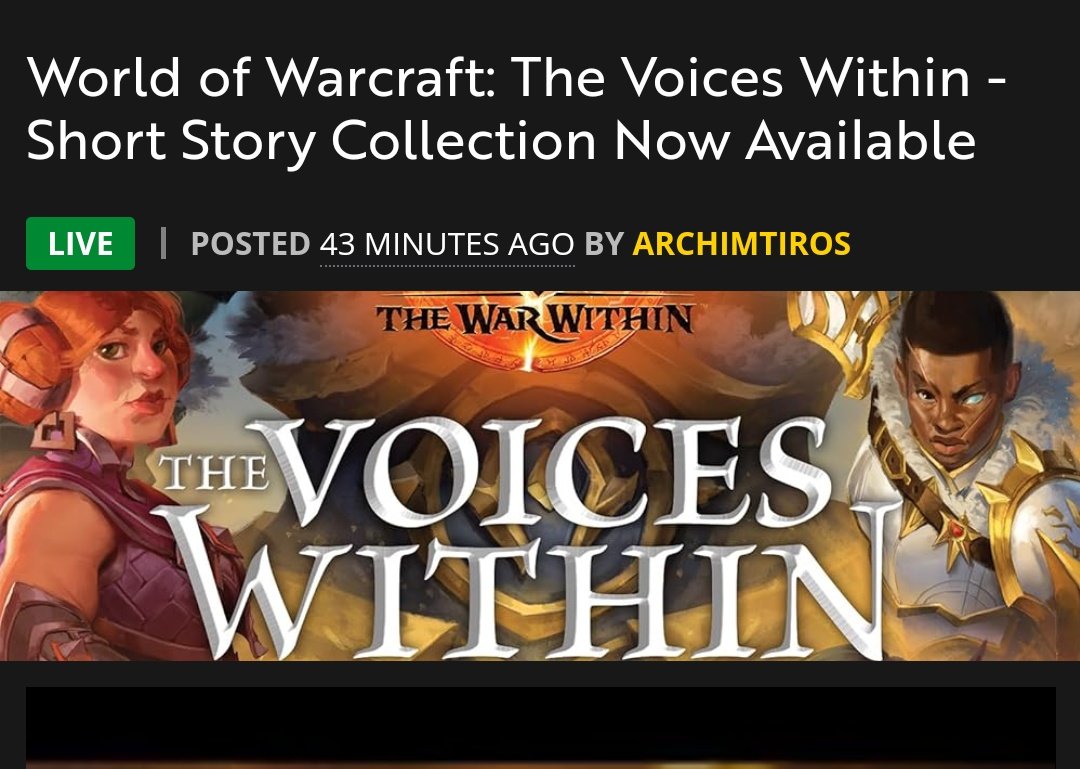 kamuul's tweet photo. Anda mira, The voices Within now available, pero The voices en español not muy available ehhh @Warcraft_ES 
Dónde está Ana Polo cuando se le necesita... https://t.co/0k409rSh8g