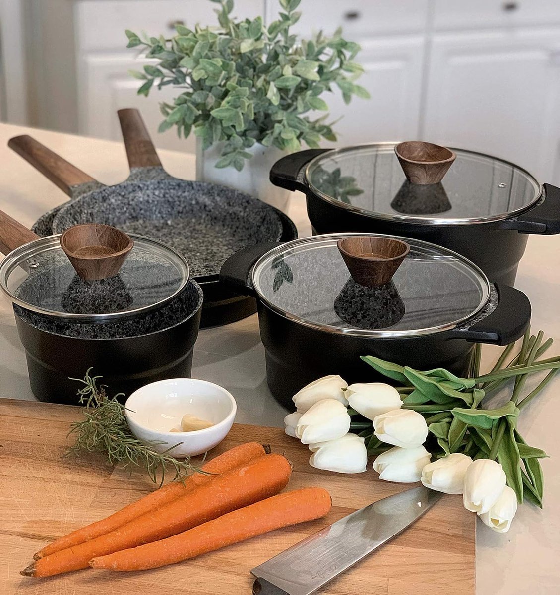 Transform your kitchen game! 🥘
Discover cookware that blends style &amp; durability:
✨ Ultra-nonstick for easy cleanup
✨ Even heat distribution
✨ Elegant wood accents
empcookware.com
Ready to upgrade your cooking? DM us for details! 💌
#KitchenGoals #Cookware #aluminum