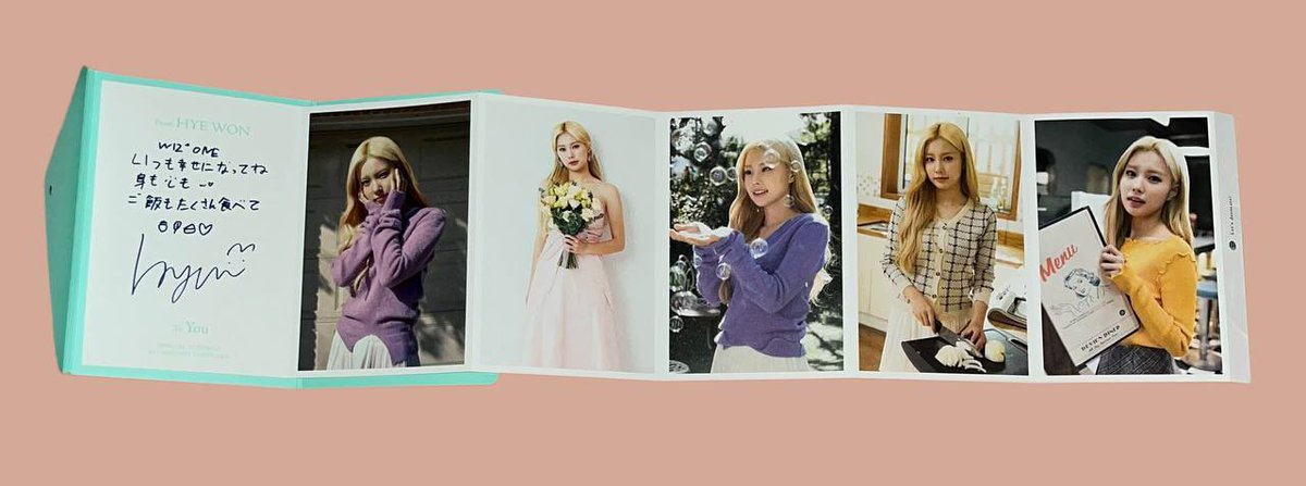 SeoulMagicPH's tweet image. ✧ GIVEAWAY TIME ✧

🎁 1 winner of IZ*ONE 'Surpr*iz' Hyewon Accordion Postcard 

☆ PH Only (Winner will shoulder the sf) 
☆ Like + Rt this tweet and comment 'done' 

🗓️Ends on January 7, 2025