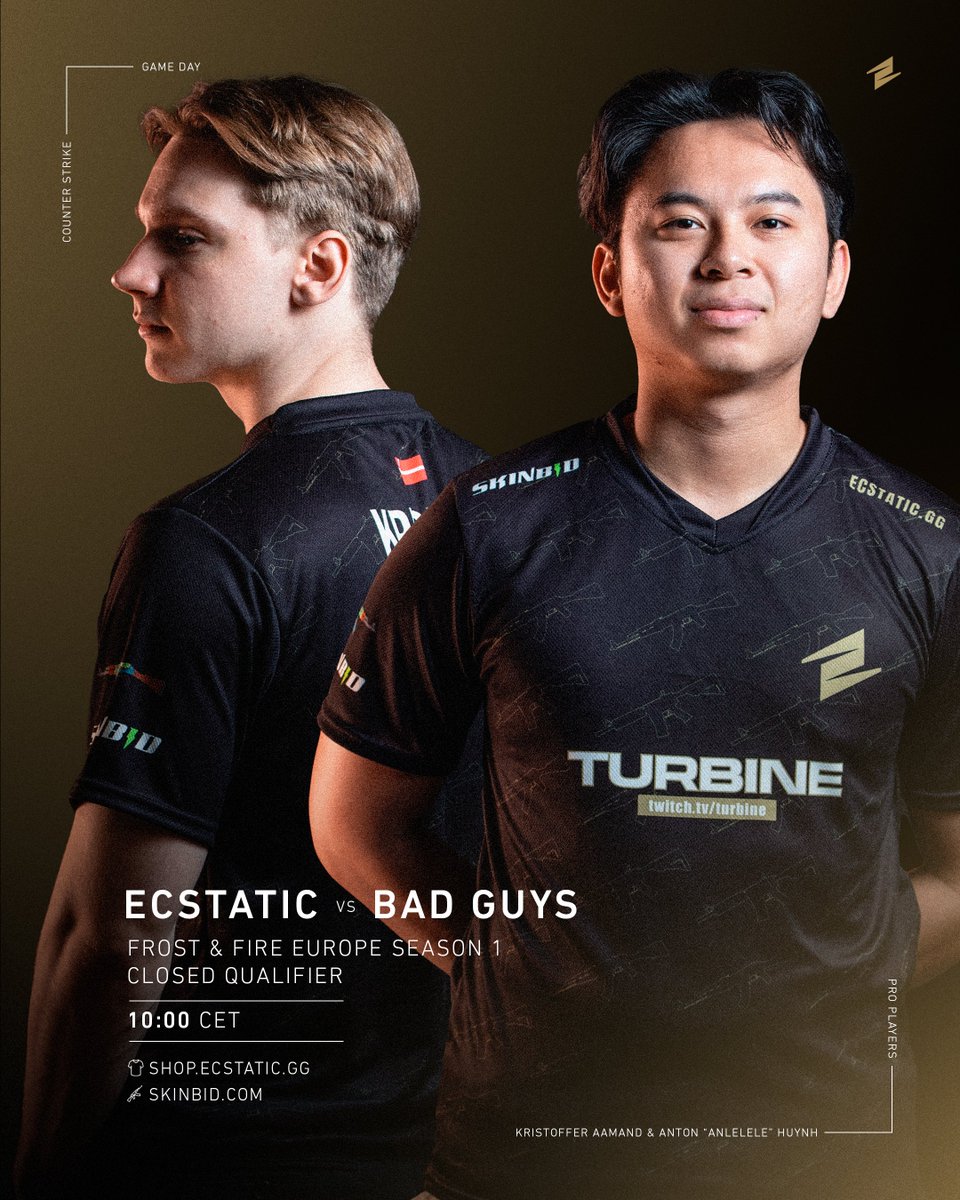 ECSTATIC ⚡️ (@ecstaticcs) on Twitter photo Good morning☕️😴
Rise and shine, as we have the early match in <a href="/edenesportsgg/">Eden Esports</a> Frost and Fire!❄️🔥
🆚 Bad Guys
🕙 10:00 CET
🗺️ BO3
📺 twitch.tv/edenesports Good morning☕️😴
Rise and shine, as we have the early match in <a href="/edenesportsgg/">Eden Esports</a> Frost and Fire!❄️🔥
🆚 Bad Guys
🕙 10:00 CET
🗺️ BO3
📺 twitch.tv/edenesports