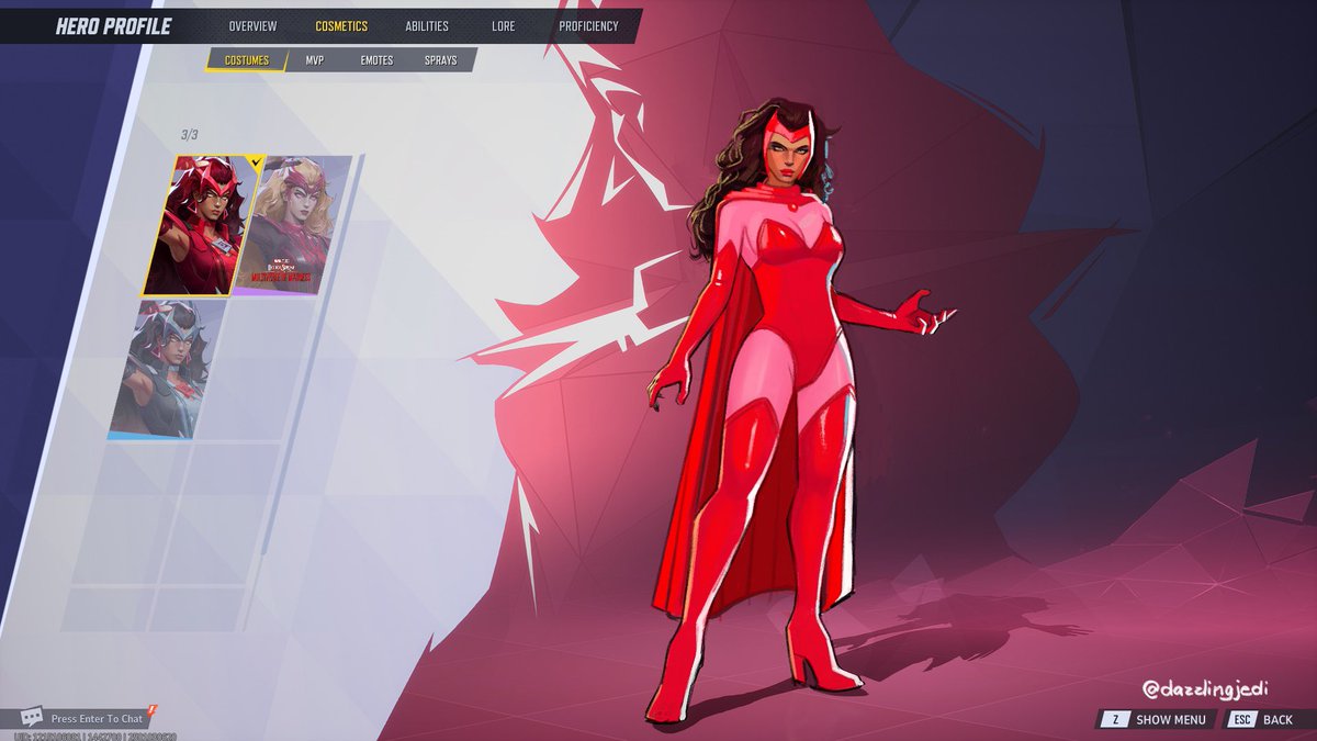 dazzlingjedi's tweet image. Did some concept art of our baddie, can we please have her in this outfit 😭🙏 #scarletwitch #wanda #marvelrivals #art