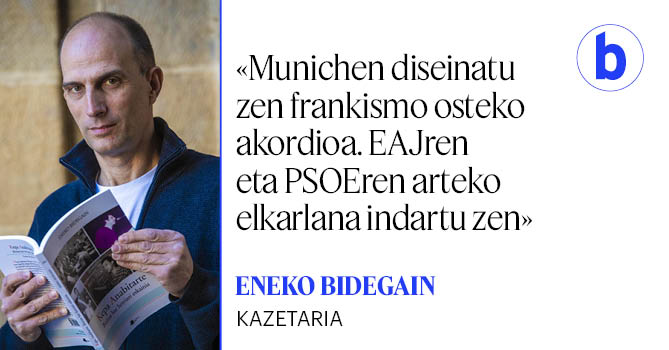 Eneko Bidegainek azken hamarkadetako Euskal Herriko historiaren zati bat idatzi du 'Kepa Anabitarte. Bizitza bat herriari eskainia' liburuaren bitartez (Pamiela). Historia errepikatzen dela ondorioztatu du.
berria.eus/euskal-herria/…
