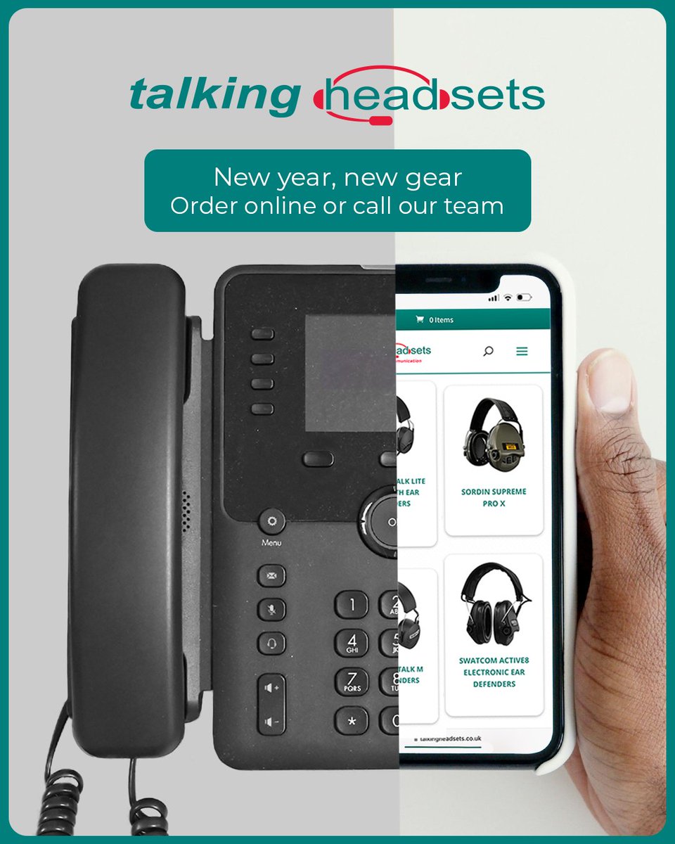 It’s the New Year so is it time to upgrade your team's kit?

Head to our website or contact a member of our expert team to find the perfect fit for the job! bit.ly/3SnSpfY

#TalkingHeadsets #NewYear #Upgrade