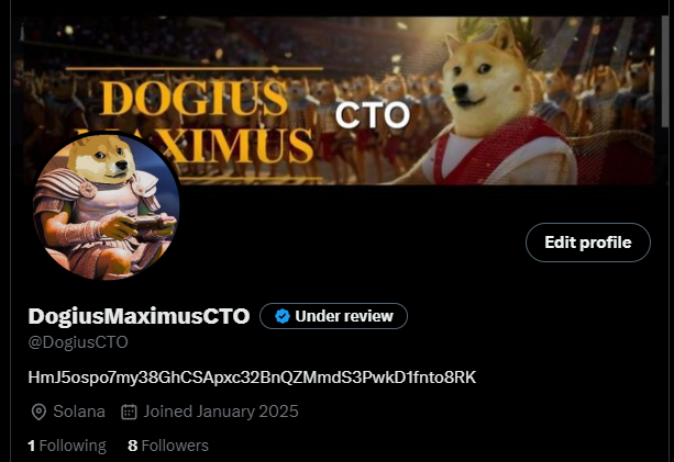 DogiusCTO's tweet photo. Blue Check Mark Under Review. https://t.co/Majsh8mSLJ
