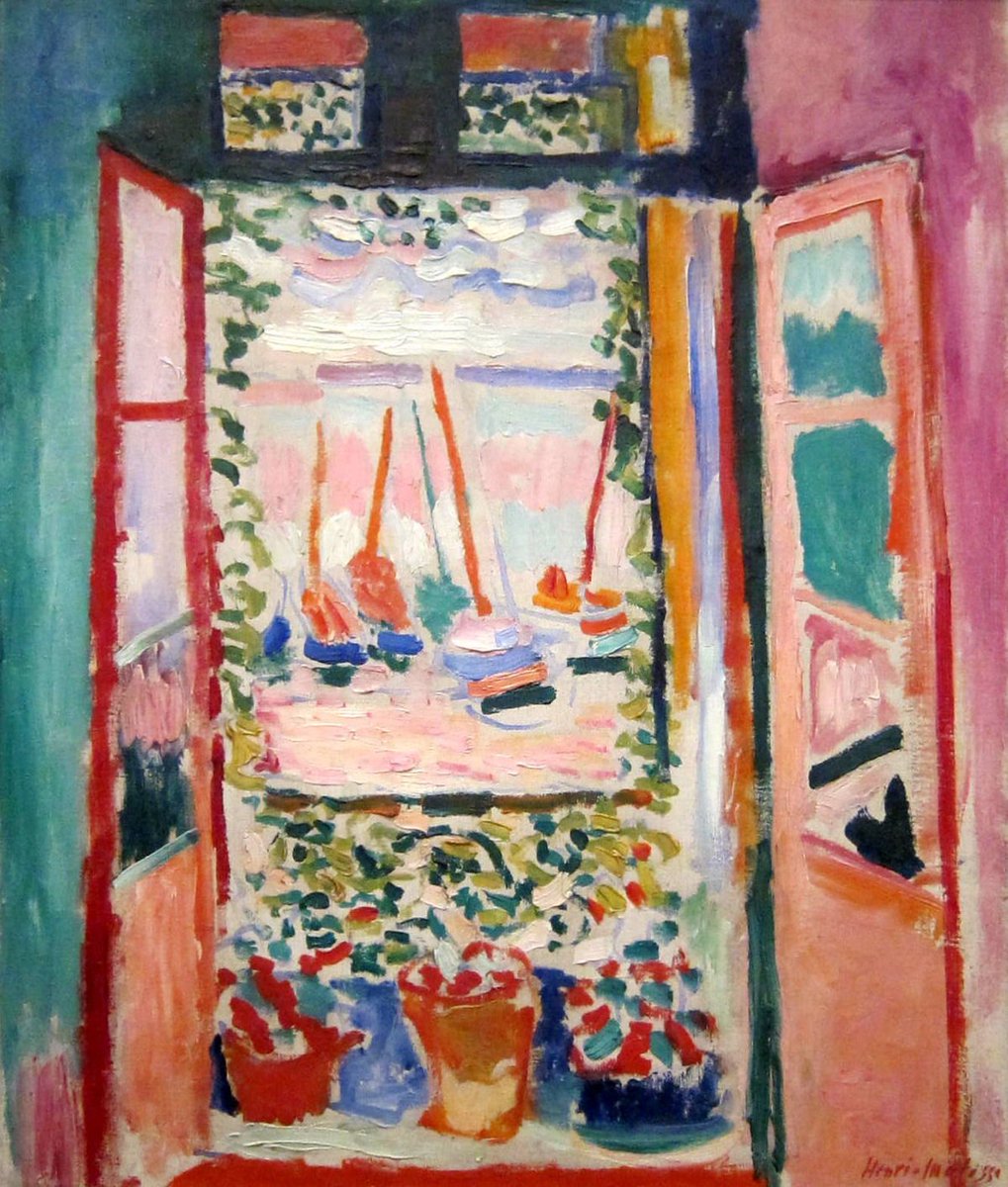 impression_ists's tweet image. Open Windows by Matisse