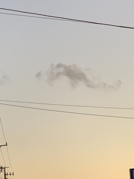 カメレオンみたいな雲 