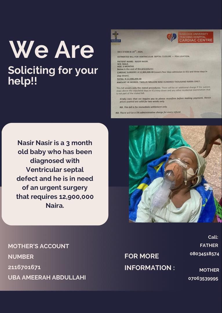 Asmau__Hassan's tweet image. Let’s help save baby Ameer please 🥺🙏