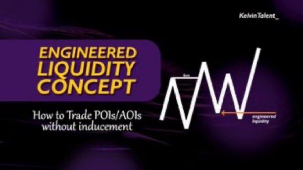 This is 2025 and i am still making millions with this Engineered liquidity Entry model👇

 When there is no inducement close to a high probability POI, wait for price to engineer Liquidity close to your POI, that would Lure some less informed traders get into the trade early,