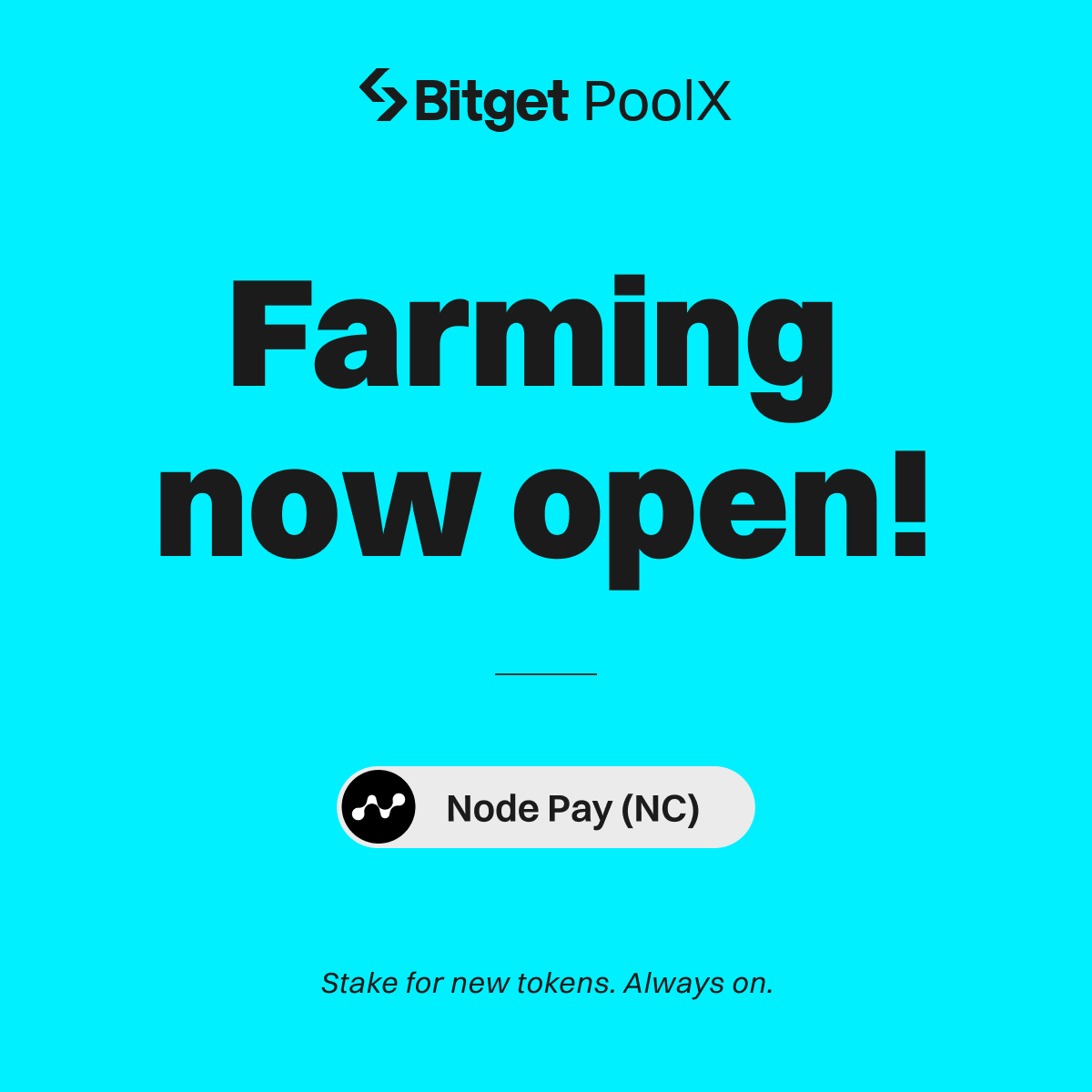 BitgetIndia's tweet photo. Farming is open for $NC on #Bitget    PoolX

 ⛏️Lock $BGB to farm 1,900,000 NC
🔗 Join now:  https://t.co/1Gve01dDRF

Social Giveaway: $10,000 in NC up for grabs!
✅ Follow @bitgetglobal @nodepay_ai 
✅ RT with #NClistBitget
✅ Enter here:  
https://t.co/vMcjvl9WUk https://t.co/QmWqAXtEr0