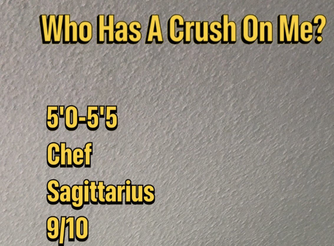 OiWeeb's tweet photo. Who’s 5’0-5’5, chef, sagittarius ♐️ and 9/10?!? X DO YOUR THING https://t.co/0ASwbHPvPq