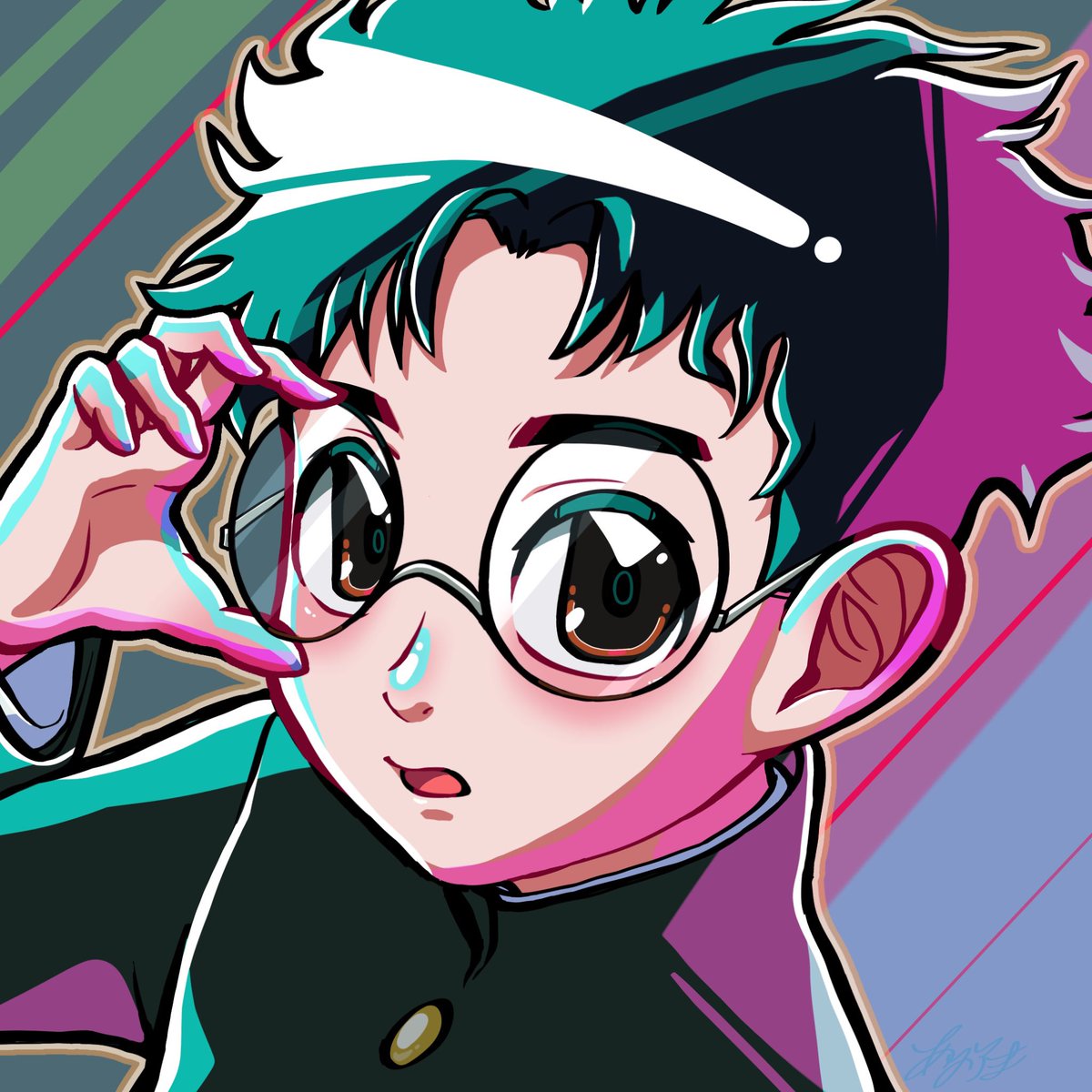 オカルン初描き #ダンダダン #オカルン #高倉健