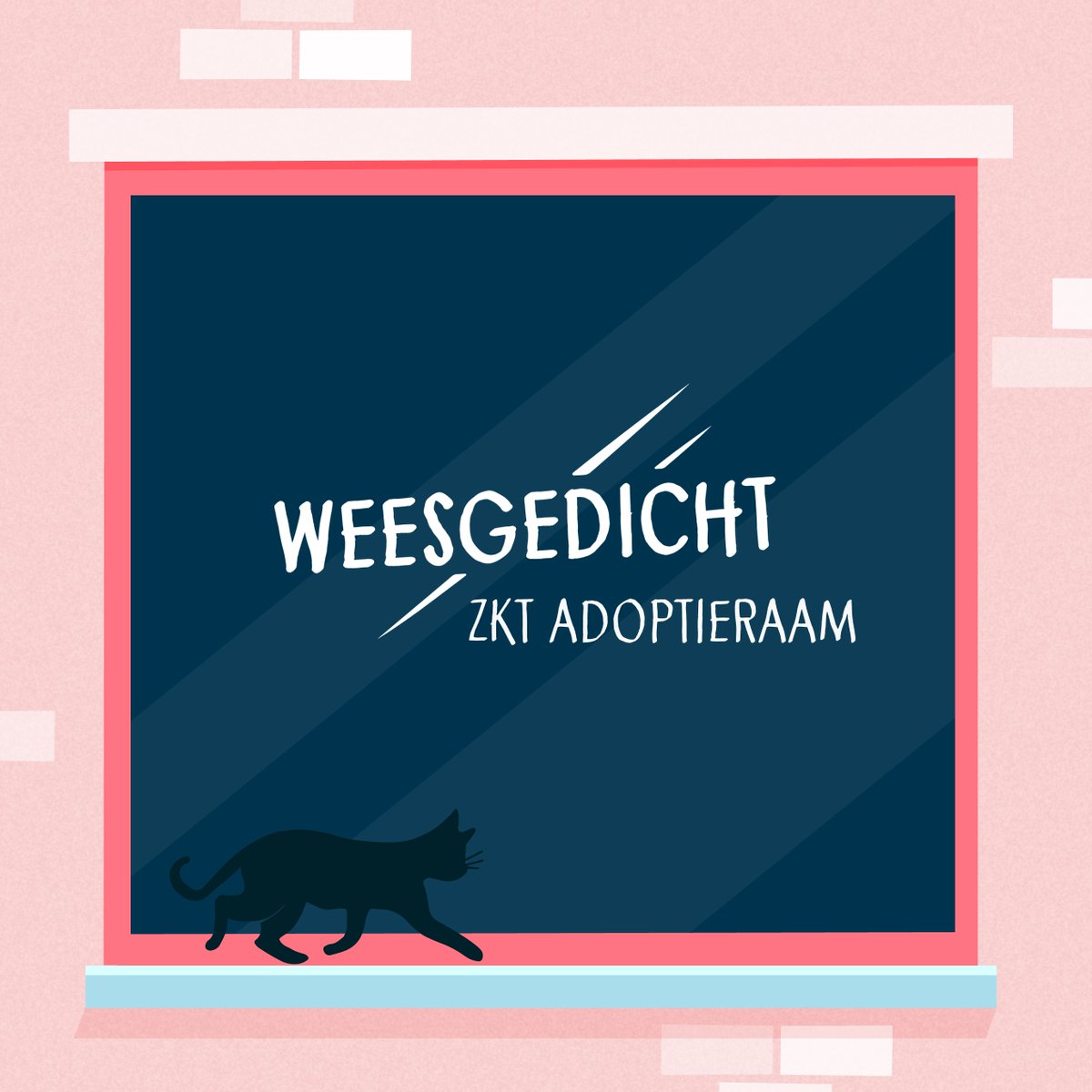 📝 Tijdens de Poëzieweek toveren we de straten om tot één grote poëziebundel. 

🪟 Maar onze gedichten zoeken nog een thuis. Heb jij een raam op de benedenverdieping dat zichtbaar is vanop straat? 

👉 Surf naar weesgedichten.be en selecteer je lievelingsgedicht.