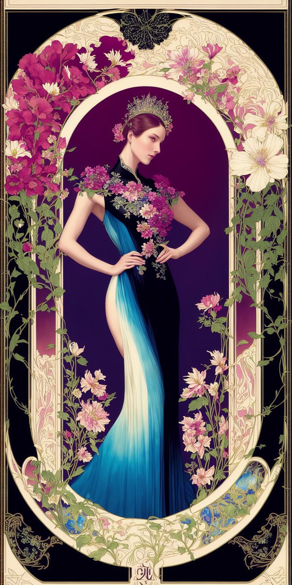 Series: Nouveau Outline Experiments
#3814
Tap to expand

#PortraitArt #DigitalArt #AIPainting #AIイラスト #nsfw