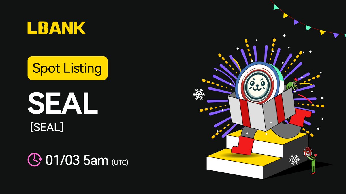 🎉 New #listing 

🌟 $SEAL (SEAL) will be listed on LBank！

Seal is the first token issued on the RGB++ protocol (the Bitcoin ecosystem) and is free to mint and fully circulating.

❤️ Details: is.gd/rTTX6e