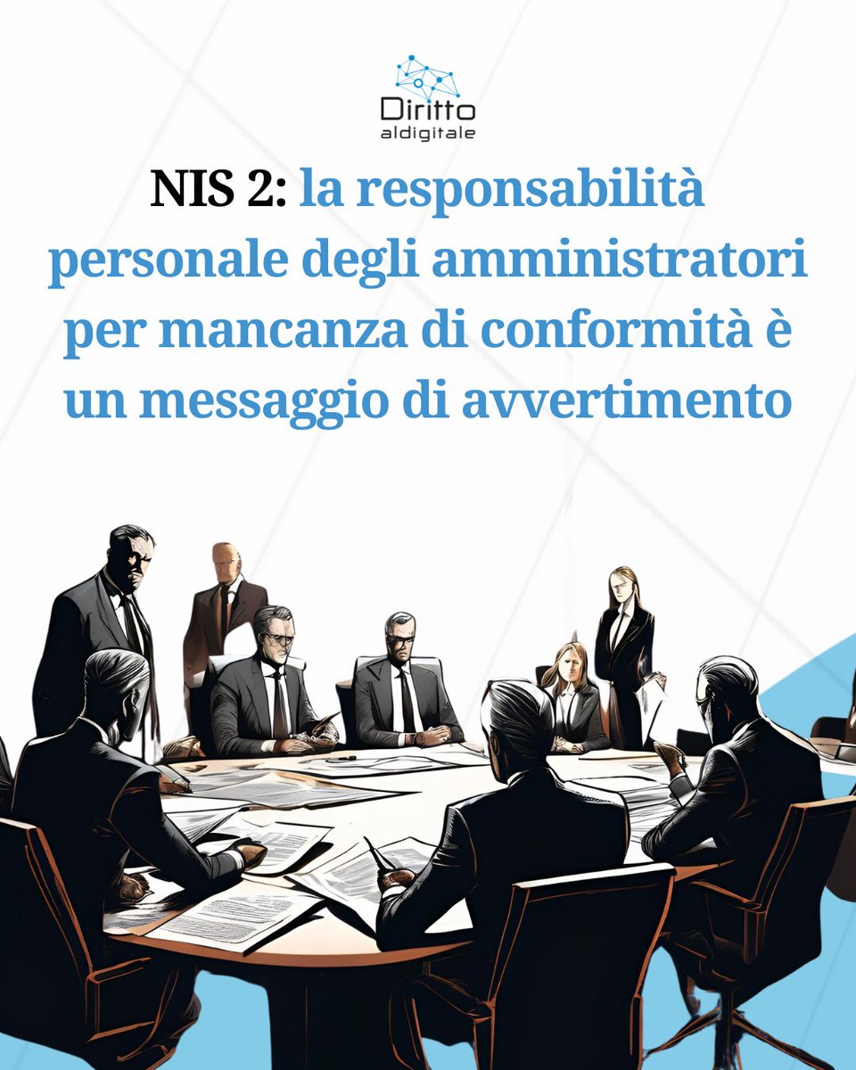 dirittodigitale's tweet image. 📑 NIS 2: la responsabilità personale degli amministratori per mancanza di conformità è un messaggio di avvertimento

📌 Ne ha discusso Giulio Coraggio di DLA Piper nell&apos;articolo pubblicato su Diritto al Digitale

#amministratori #NIS2 #conformità #dlapiper #proudtobedlapiper