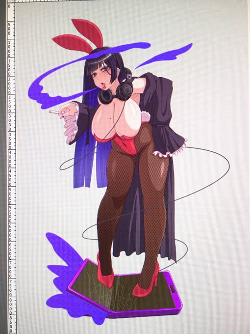 アクスタ用に描いたPAさん、こんな感じかな。

スキマ時間にカットラインを描いていこう 