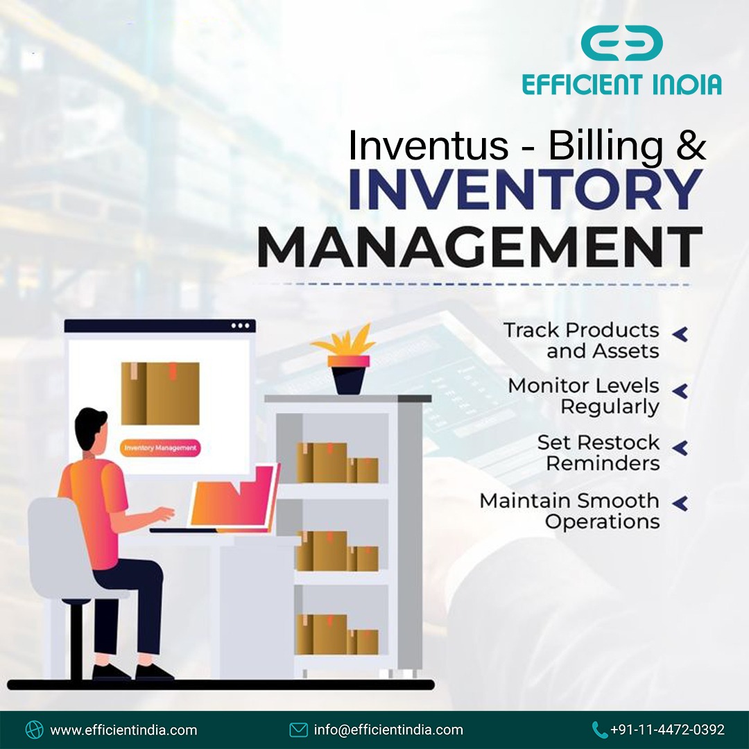 efficientindia's tweet photo. Efficient India presents Inventus - the ultimate Billing & Inventory Management software. Simplify your business today with Inventus!
#efficientindia #Inventus #software #inventussoftwear #inventorymanagement #inventorycheck #inventorysale #InventoryManagementSoftware https://t.co/6ZXpHBwbPn