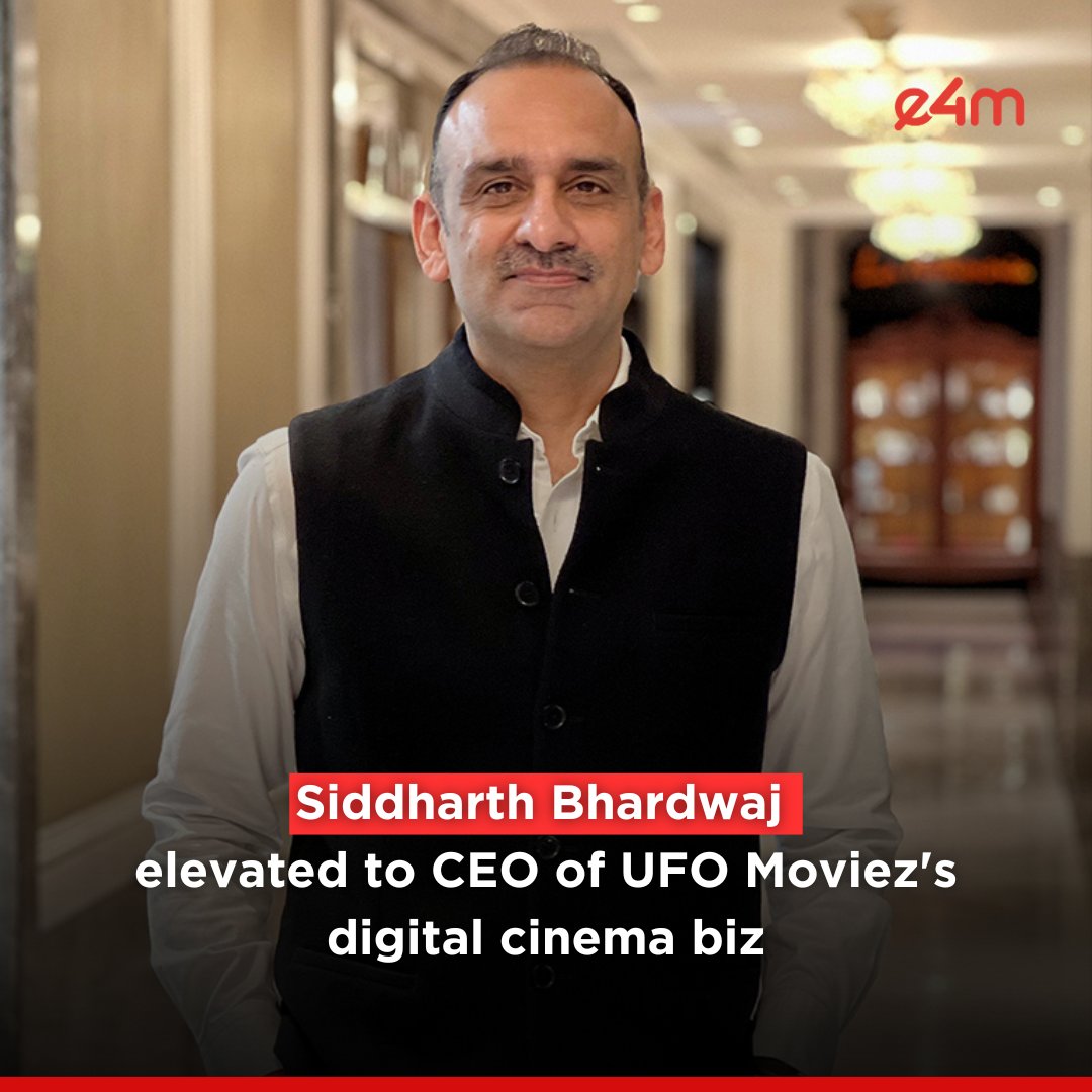 exchange4media group (@e4mtweets) on Twitter photo Siddharth Bhardwaj elevated to CEO of UFO Moviez India Limited's digital cinema biz. He currently serves as Group CMO & National Sales Head at the in-cinema advertising and digital cinema.
Read the full story : exchange4media.com/people-movemen…
<a href="/UFOMoviez/">UFO Cine Media Network</a>
#e4m #leadership #digitalcinema Siddharth Bhardwaj elevated to CEO of UFO Moviez India Limited's digital cinema biz. He currently serves as Group CMO & National Sales Head at the in-cinema advertising and digital cinema.
Read the full story : exchange4media.com/people-movemen…
<a href="/UFOMoviez/">UFO Cine Media Network</a>
#e4m #leadership #digitalcinema