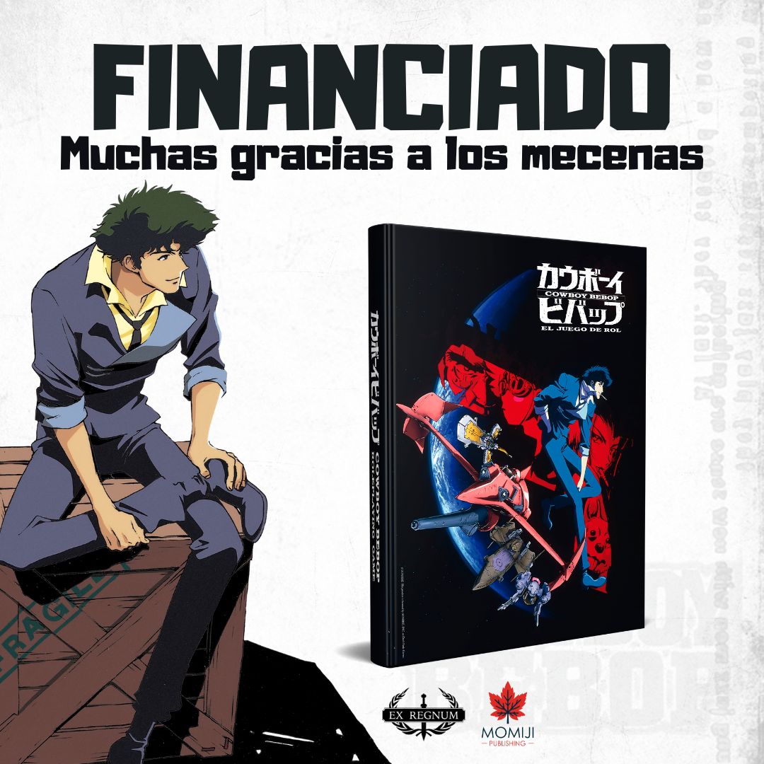 🌟 ¡Hemos alcanzado las estrellas, cowboys!
Cowboy Bebop RPG SE HA FINANCIADO gracias a vuestro apoyo
¡Muchas gracias por uniros con nosotros en este viaje! 🌌
Recordad que tenéis ya las aventuras desbloqueadas
verkami.com/projects/38932…