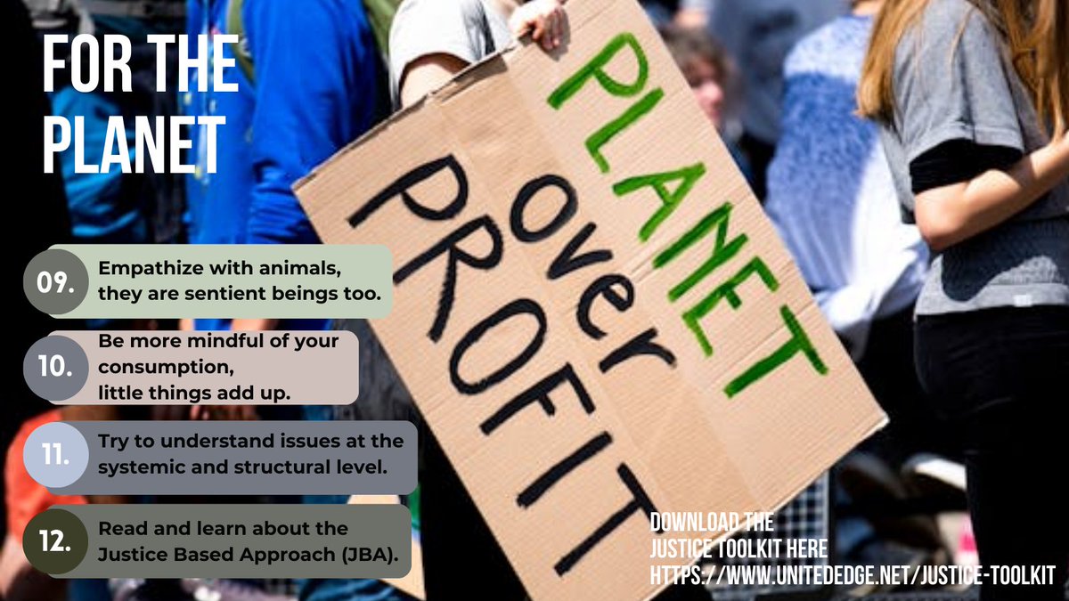 Go big this year! Here are 12 just things To Do for yourself, humanity, and the planet in 2025. What else will you do for fairness and justice this year? 

#NewYear #Resolutions #SelfCare #SelfLove #Humanity #Planet #Environment #ToDo #2025