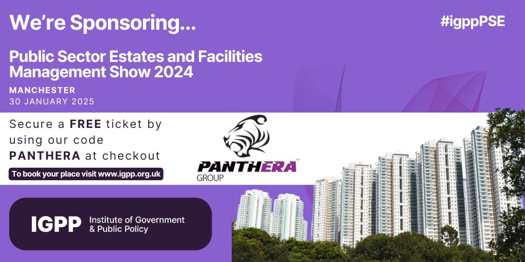 Join Us at the Public Sector Estates and Facilities Management Show 2025!

An essential event focused on exploring best practices in the creation of sustainable public estates.

Are you attending? Let’s meet up!

Book online today: lnkd.in/gama5Aqw

#igppPSE
