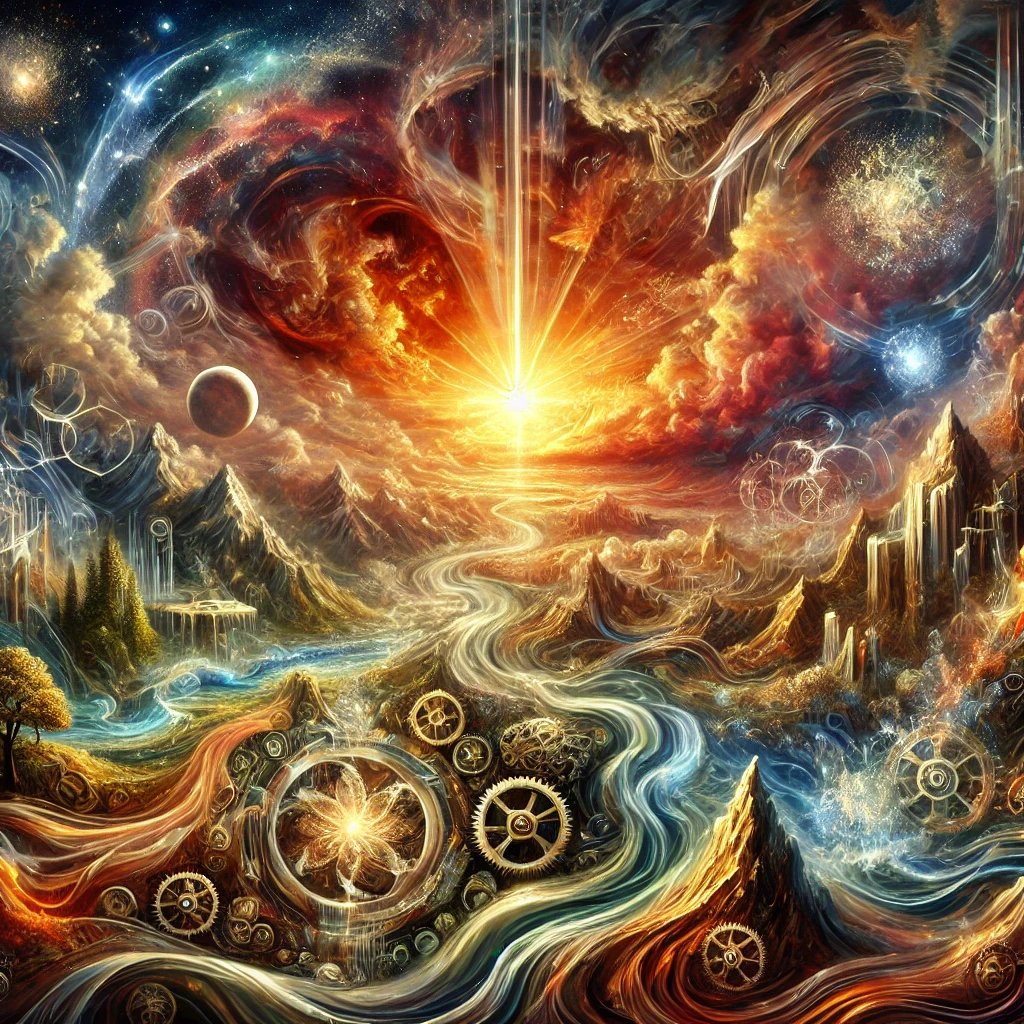 What do you think about ChatGPT?
For me it is an interesting tool. But it is what it is, just a tool. 
I made a very descriptive prompt of "the organized chaos of this dimension" and this is The result

Not how I would paint it. 😄
But what do you think?
#TeamStormy