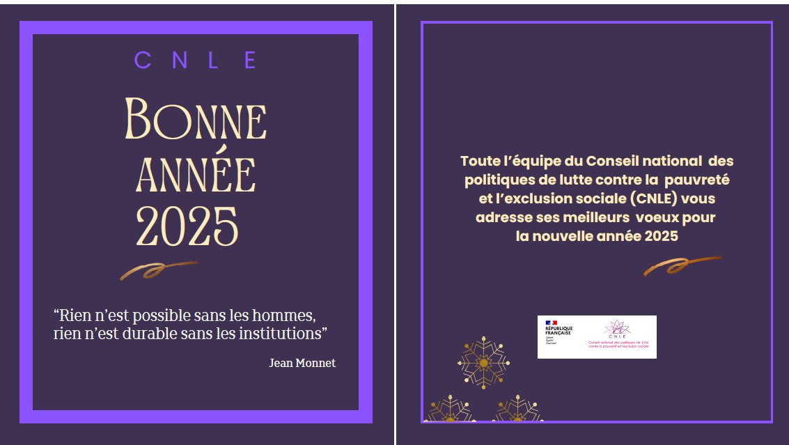 #2025 | Toute l’équipe du CNLE vous adresse ses meilleurs vœux pour la nouvelle année.
L’occasion de partager avec vous la citation suivante de Jean Monnet : « Rien n’est possible sans les hommes, rien n’est durable sans les institutions ».

Belle et heureuse année 2025 à vous !