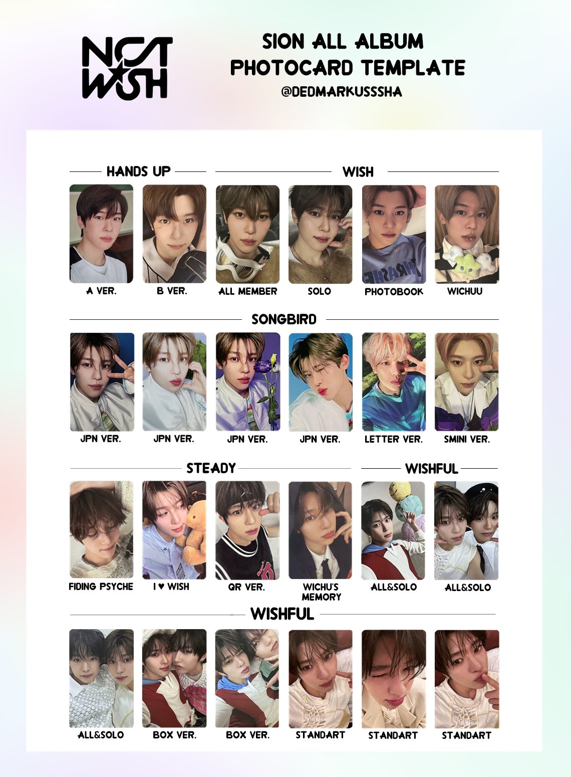 NCT WISH MUSICKOREA ユウシ 予約 購入 特典 トレカ