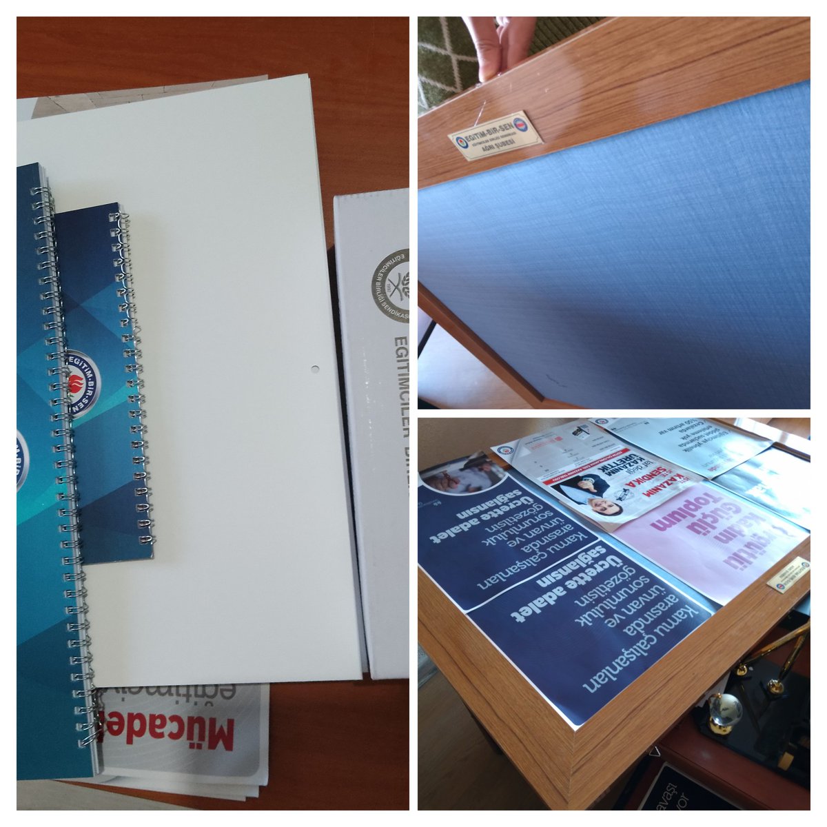 📌“DİJİTAL TERMOS” hediyelerimizin  üyelerimize ulaştırılmaya devam edilmesi,
📌MEB-EKYS hazırlık kitaplarının üyelerimize ulaştırılması
📌 Afiş-Pano Çalışmaları

#EbsPatnos
#ÜyesininYanında
#HizmetSendikacılığınınAdresi
#YaparsaEğitimBirSenYapar
<a href="/sleymangmer/">Süleyman Gümüşer</a> <a href="/alideniz02/">Ali DENİZ</a> <a href="/ebsagri/">EBS Ağrı</a>